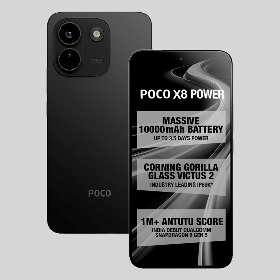 Poco X8 Power вид сбоку