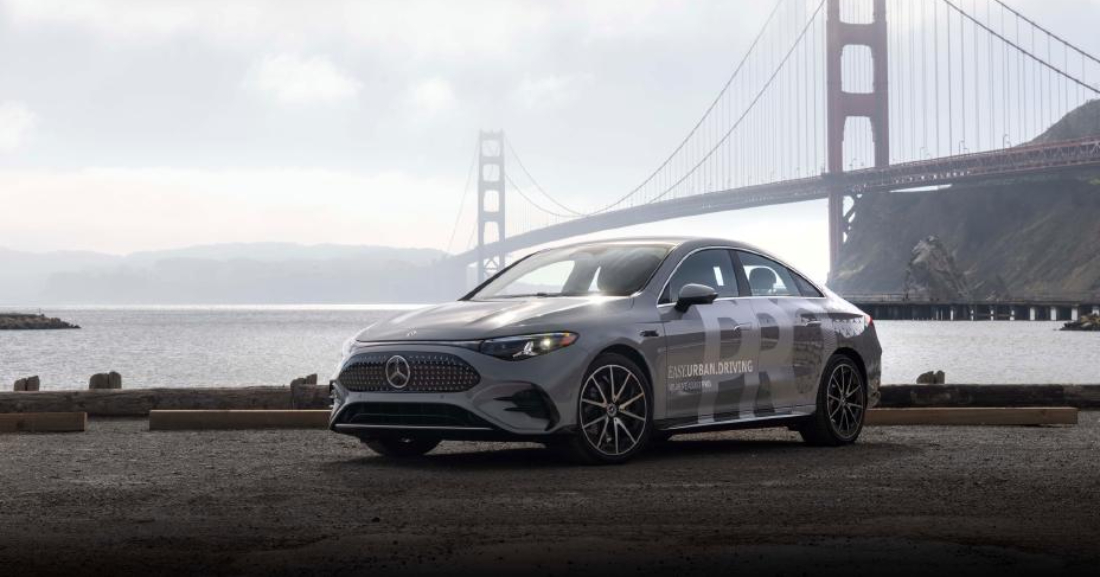 The new Mercedes-Benz CLA in San Francisco. Photo: Mercedes-Benz