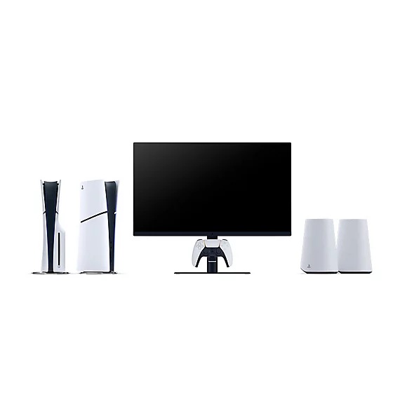 PS Monitor with speakers and DualSense