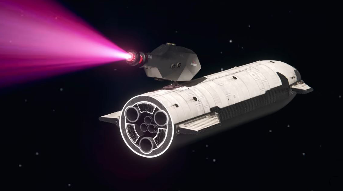 Візуалізація польоту за допомогою плазмової системи Sunbird