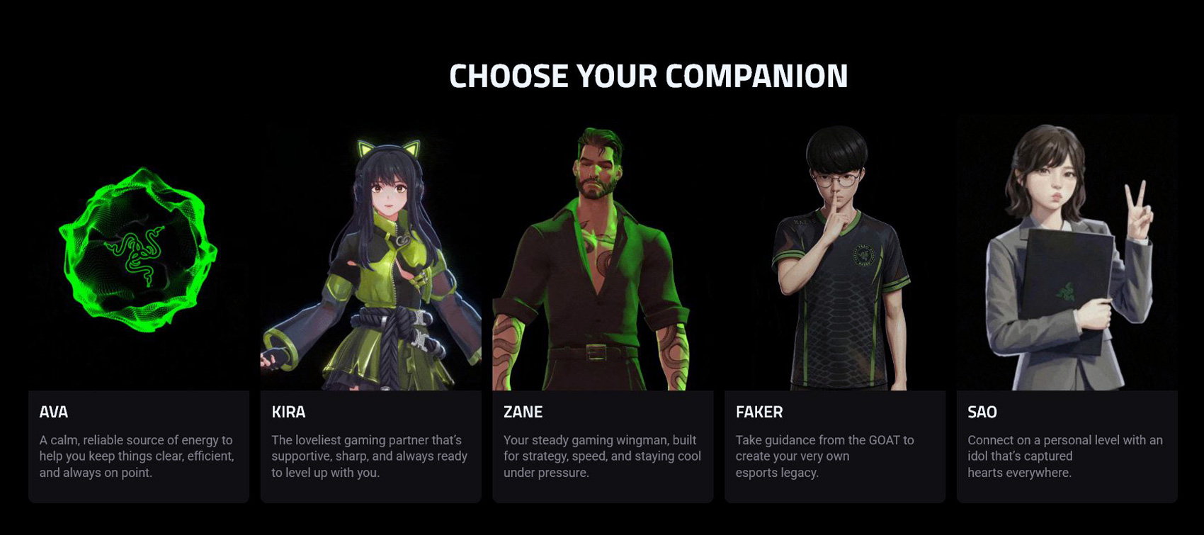 Razer Project AVA, compagnon AI de bureau