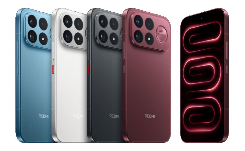 Флагман Redmi K100 Pro Max в разнообразных цветах