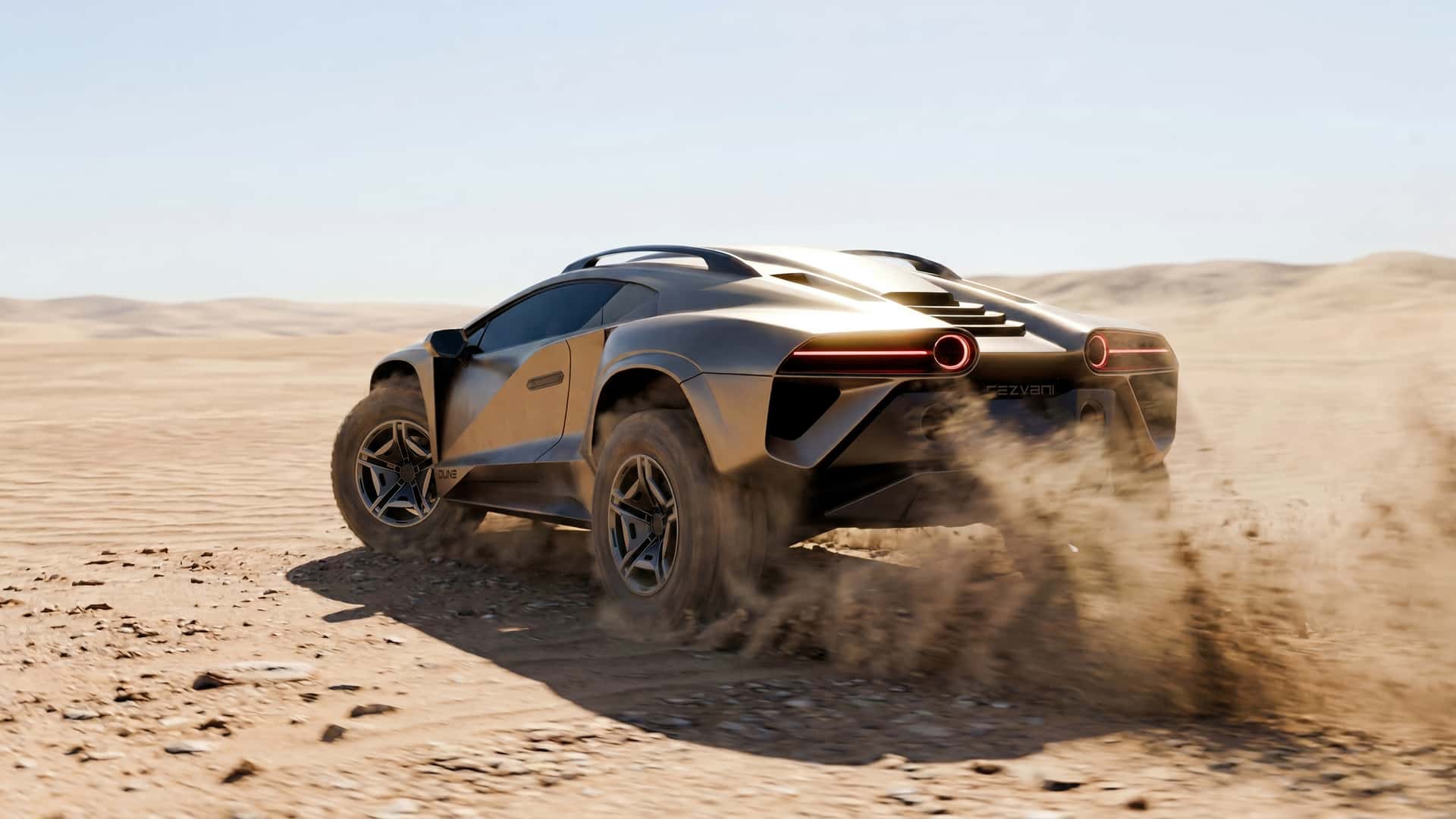 Rezvani Dune, вид пилота