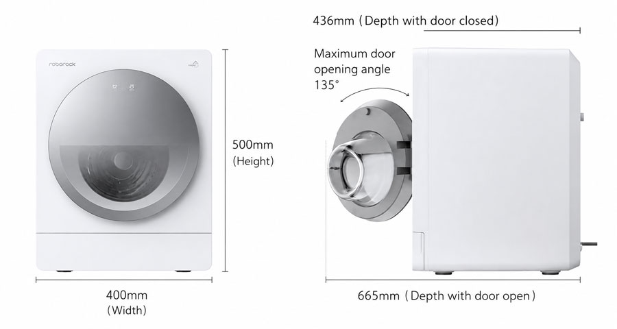 Детали стиральной машины Roborock Z1 Mini Pro