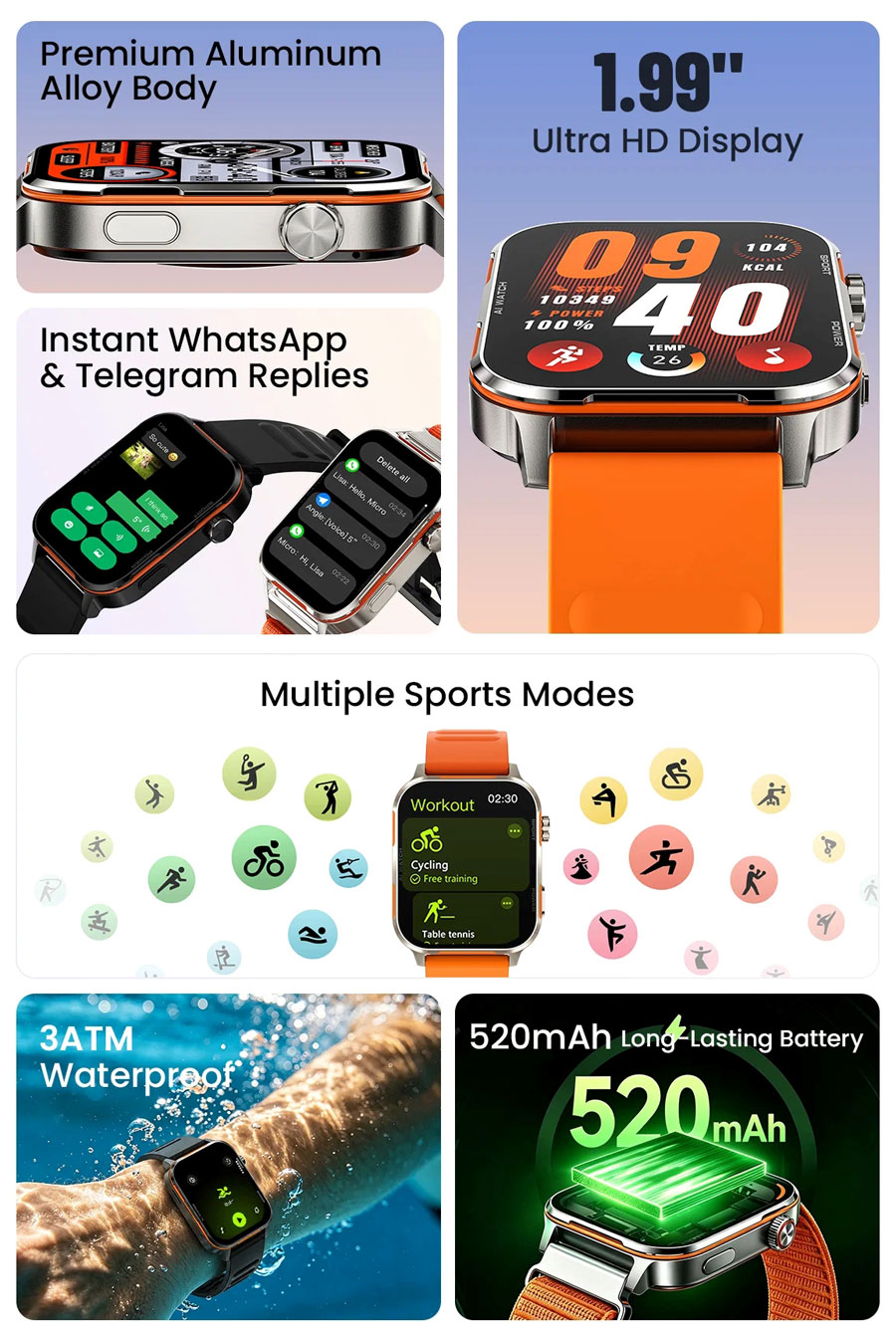 Технические характеристики Rollme AI Watch 2