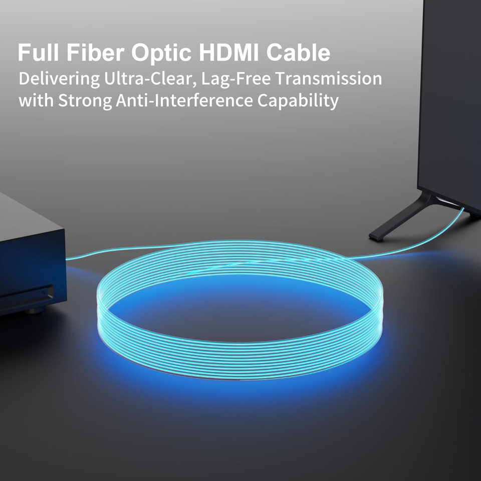 Ruipro 8K Fiber Optic HDMI 2.1 Cable