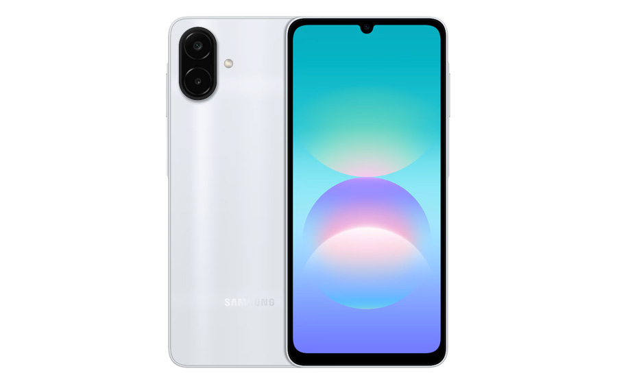 Samsung Galaxy A08 вид спереди
