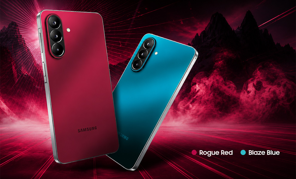 El Galaxy M47 5G estará disponible en los colores Rogue Red y Blaze Blue.