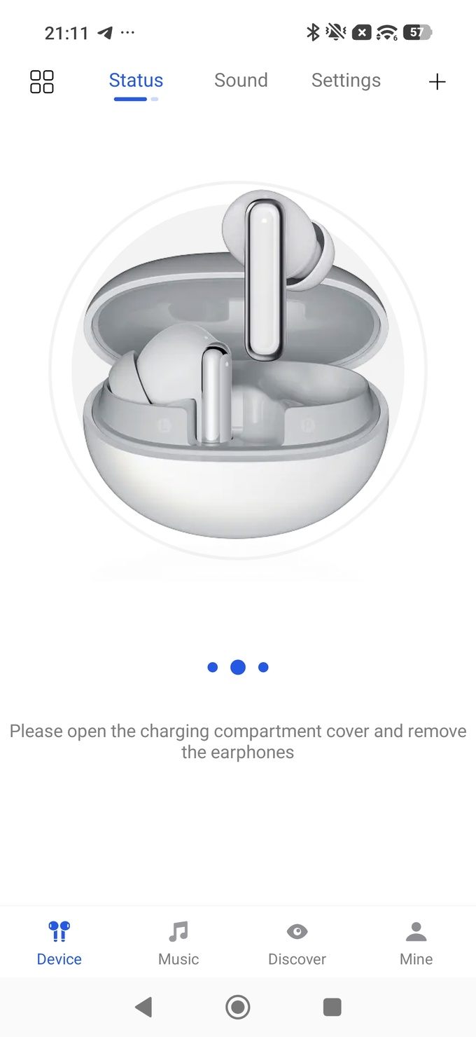 Haylou Sound фирменное приложение - скриншот 1