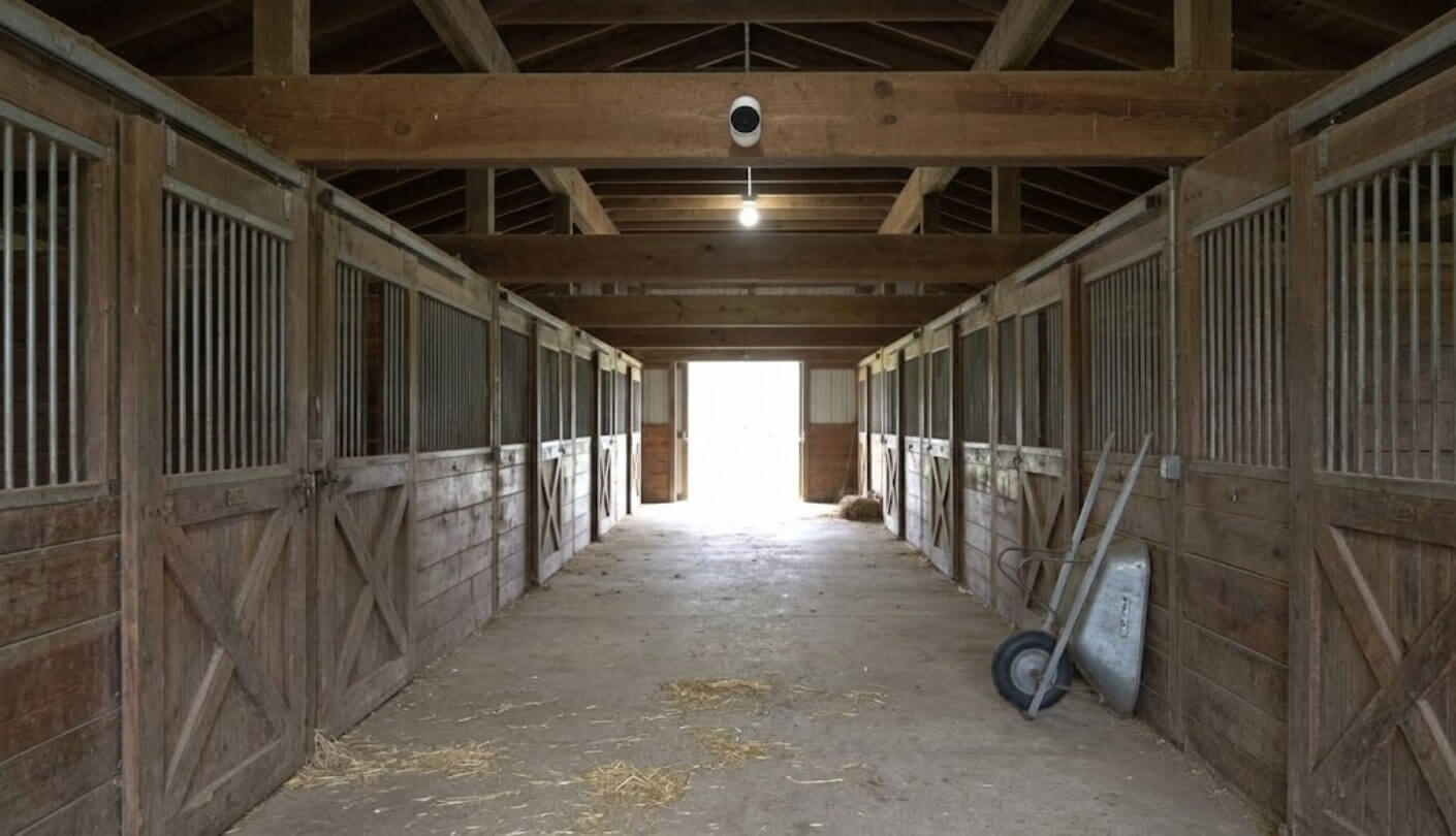 outdoor cameras for horse barns