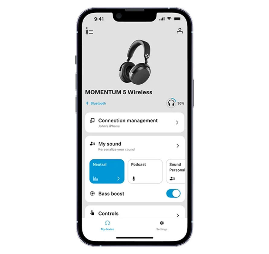 Sennheiser Momentum True Wireless 5 - мобильный вид