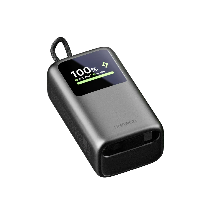 Sharge HyperTower 45 Power Bank - Side View