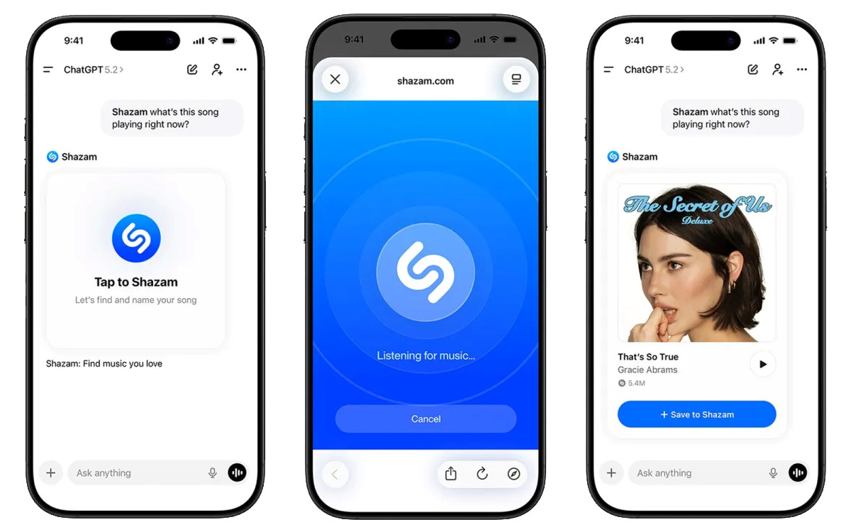 Shazam on ChatGPT