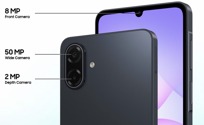 Камера на 50 Мп і фронтальна камера на 8 Мп Galaxy A07 5G