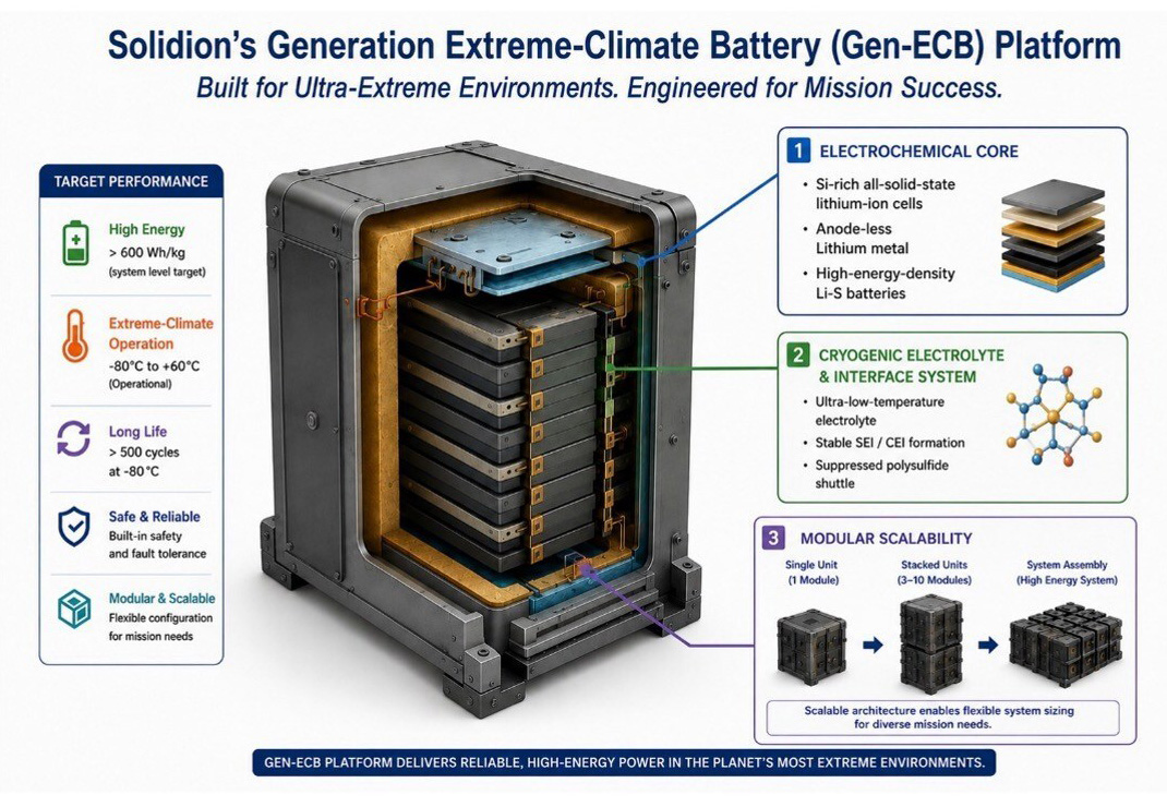 Перспектива платформы Solidion Gen-ECB для экстремальных условий