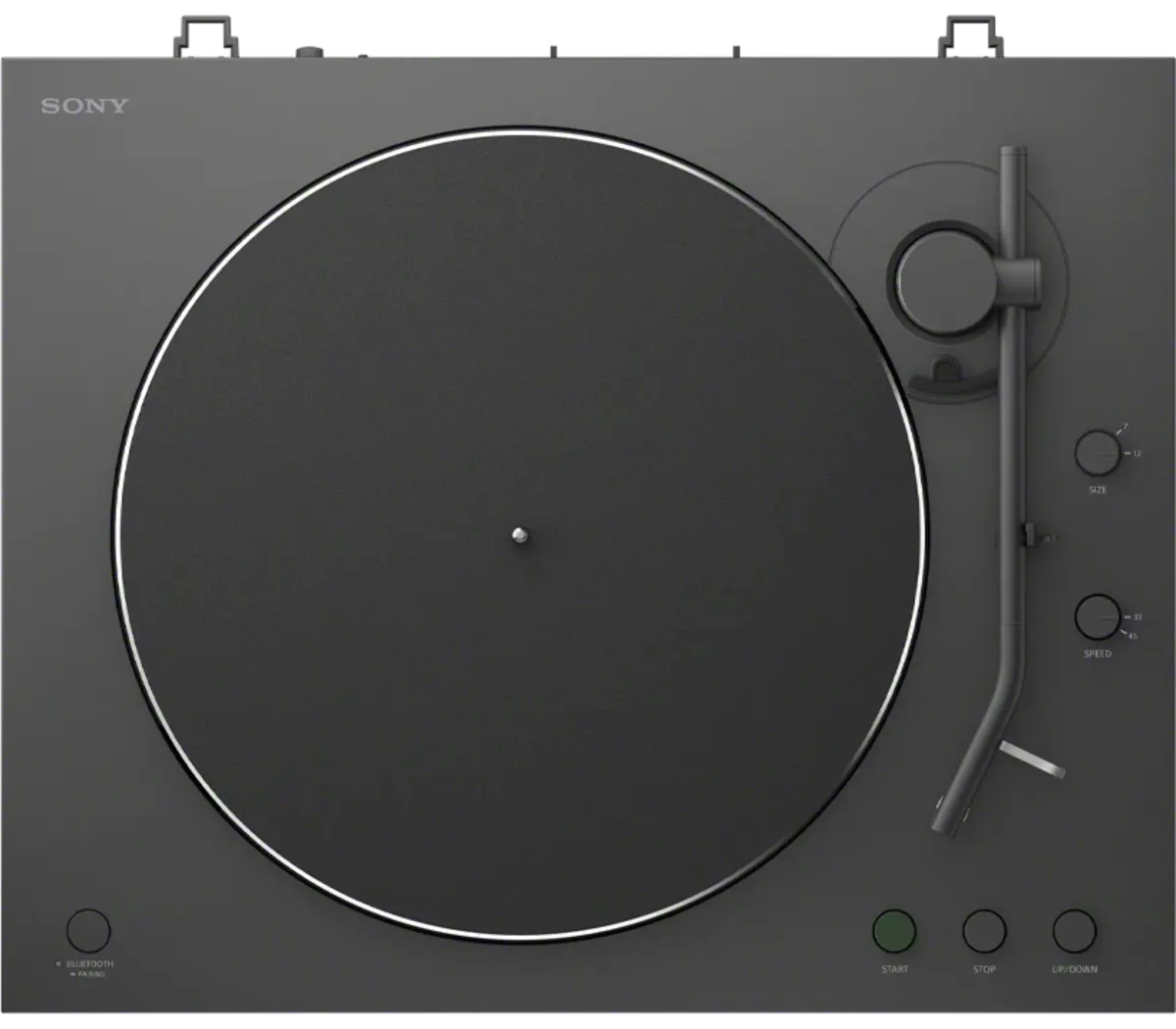 Platine vinyle Sony PS-LX3BT vue de dos
