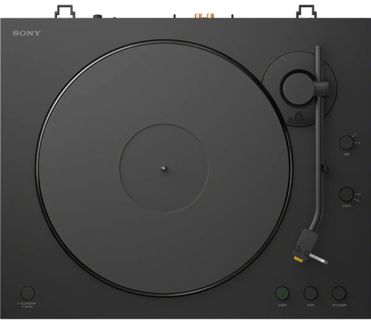 Platine vinyle Sony PS-LX5BT avec bras de lecture ouvert