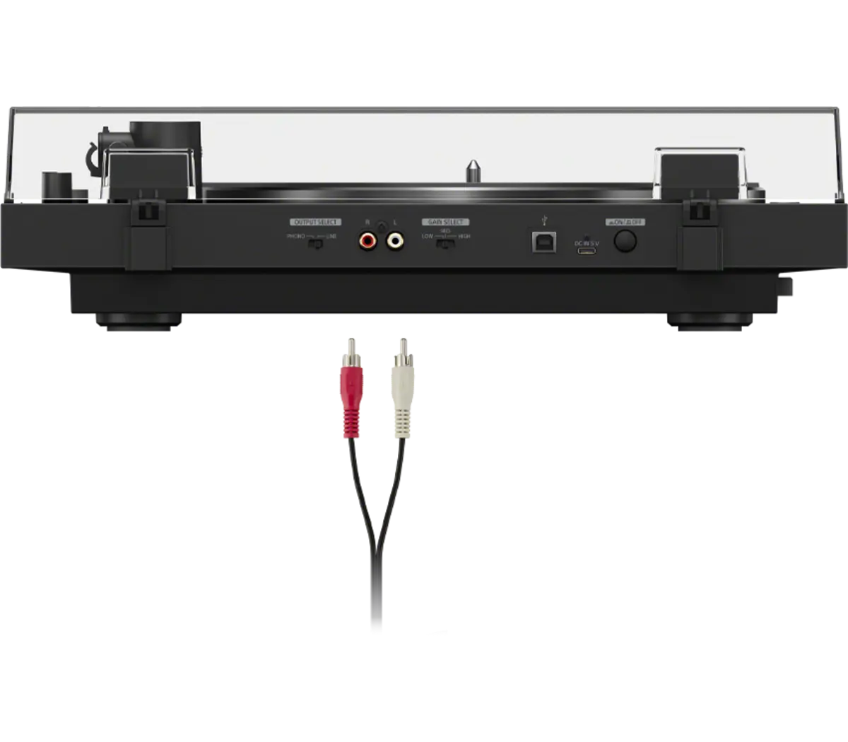 Sony PS-LX5BT avec couvercle anti-poussière fermé