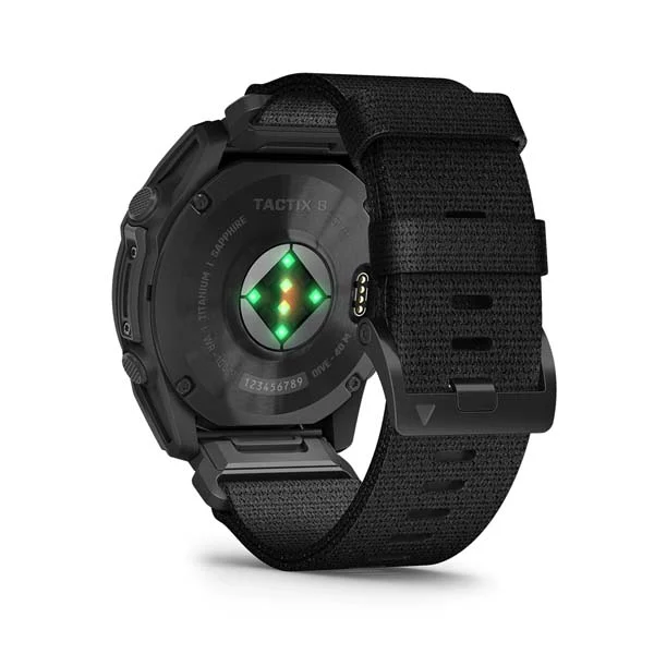 Garmin Tactix 8 AMOLED rear view