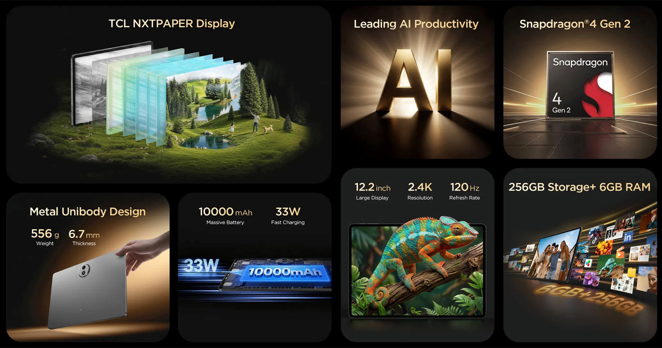 TAB A1 Plus NXTPAPER функції