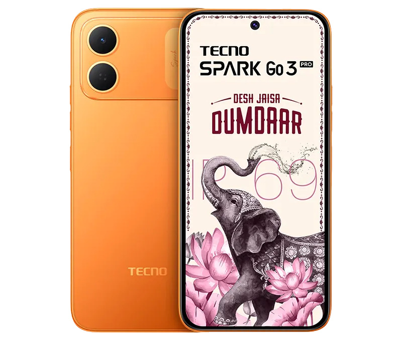 Tecno Spark Go 3 Pro Back View