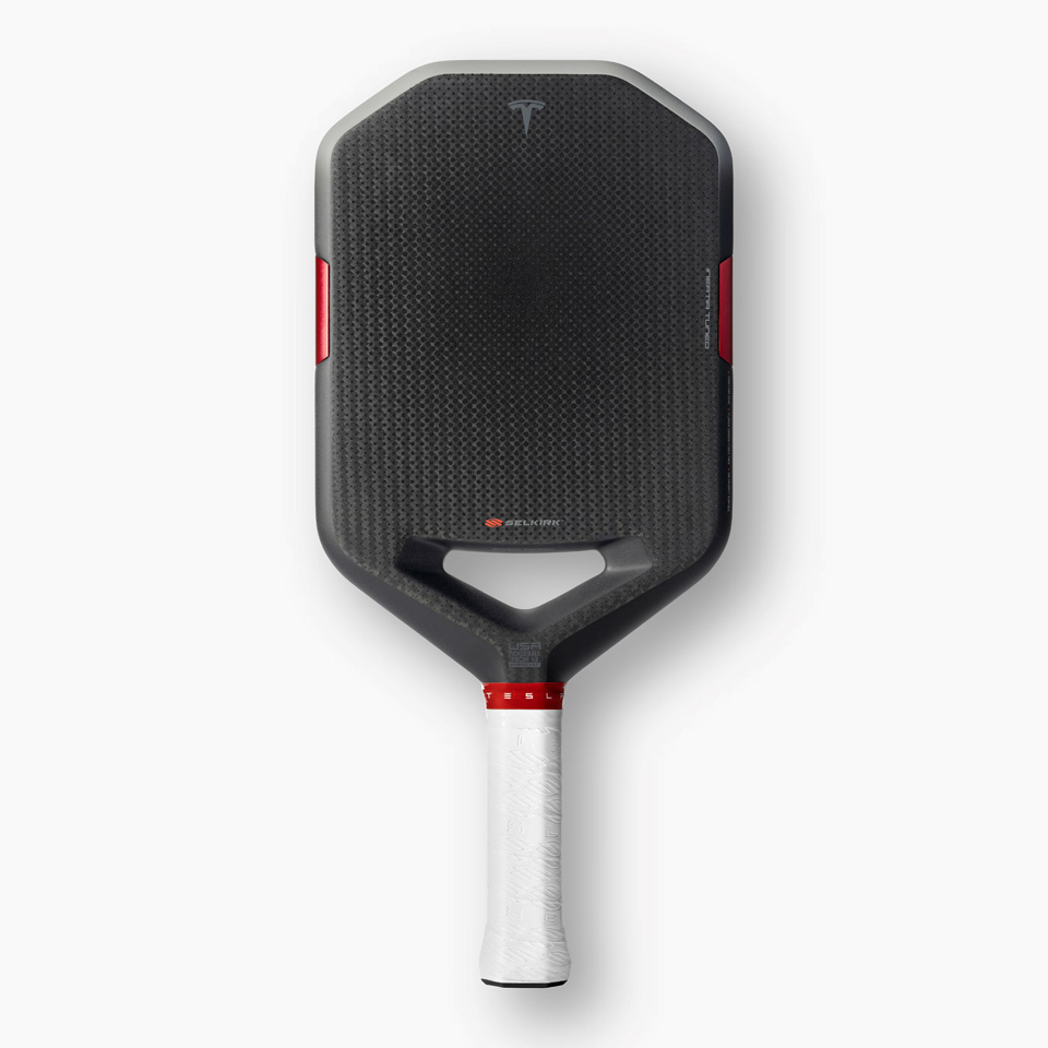 Tesla Plaid Pickleball Paddle - Vue de face