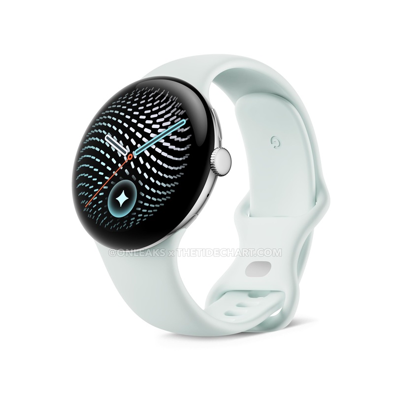 Google Pixel Watch 5 в цвете Natural Silver, размер 45 мм
