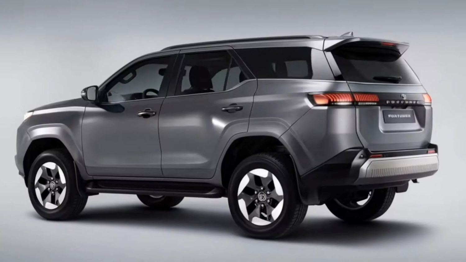 Рендер нового Toyota Fortuner вид ззаду