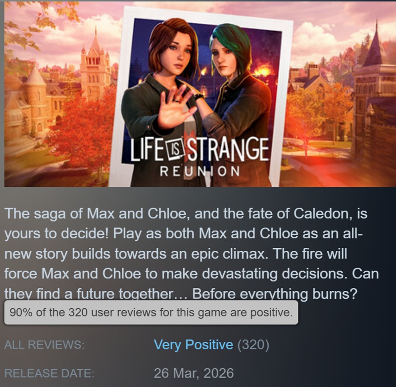 Life is Strange: Reunion изображение