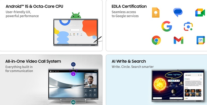 Нове пристрій Samsung WAFX-P з сенсорним екраном для бізнесу