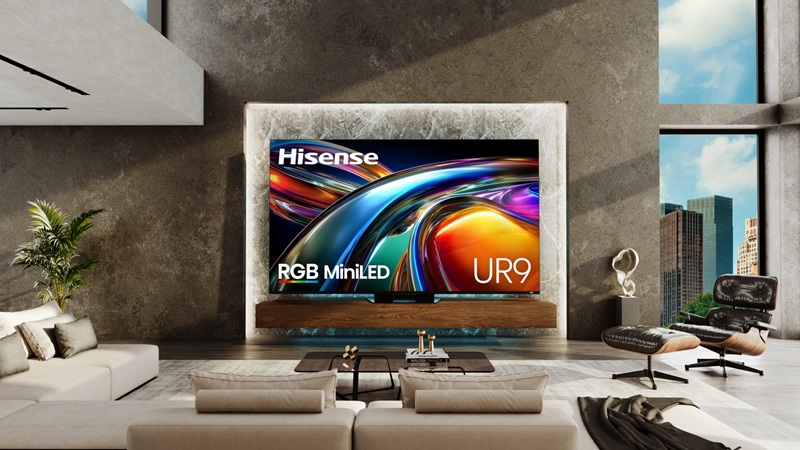Hisense UR9 телевизор - RGB MiniLED технология