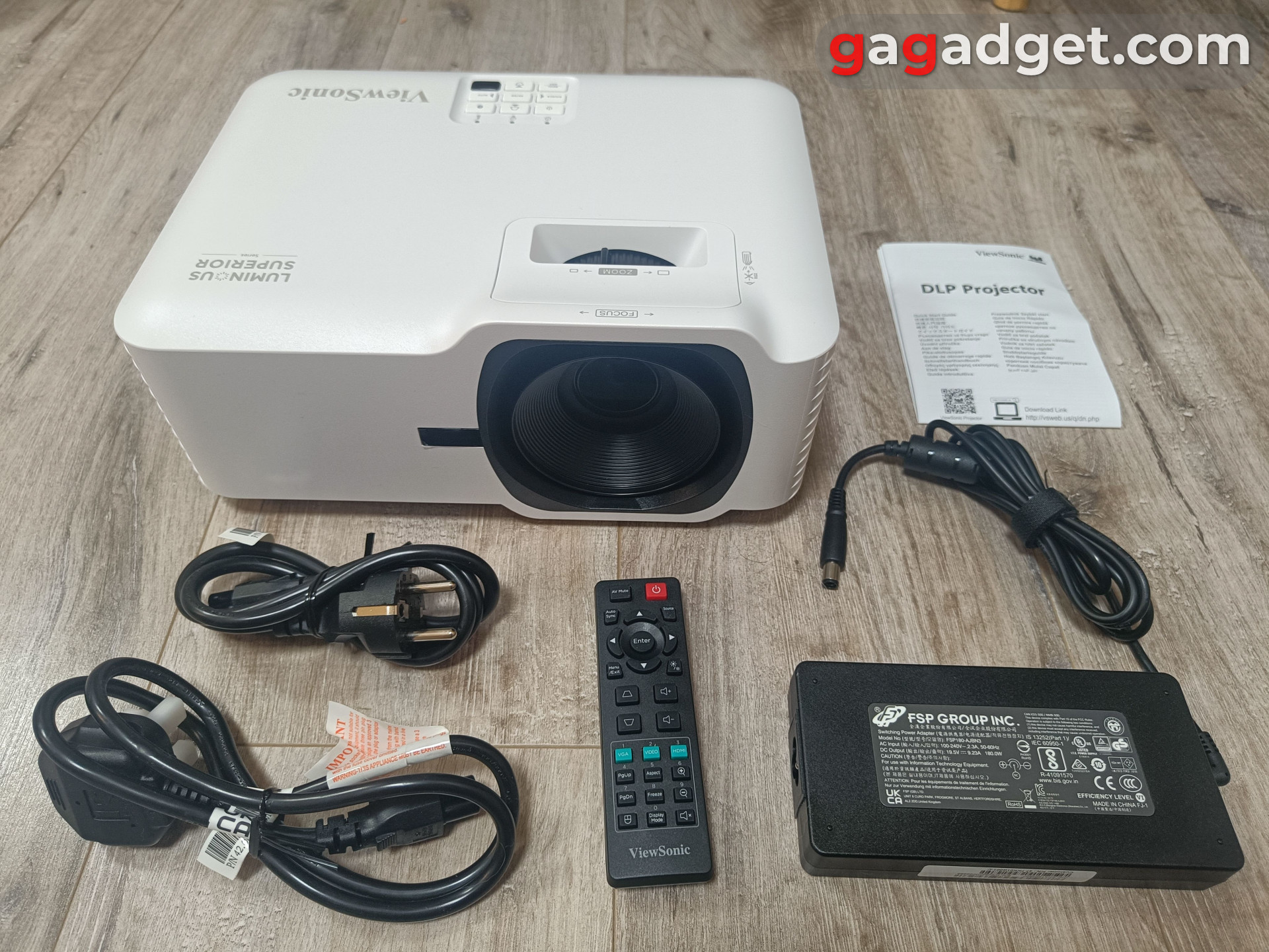 Комплектация проектора ViewSonic LSD400W