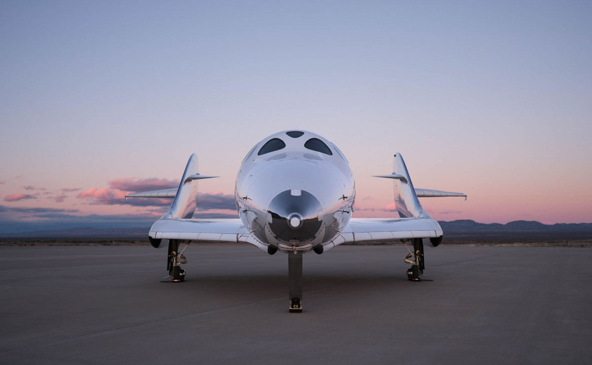 Суборбитальный корабль Virgin Galactic, вид 1
