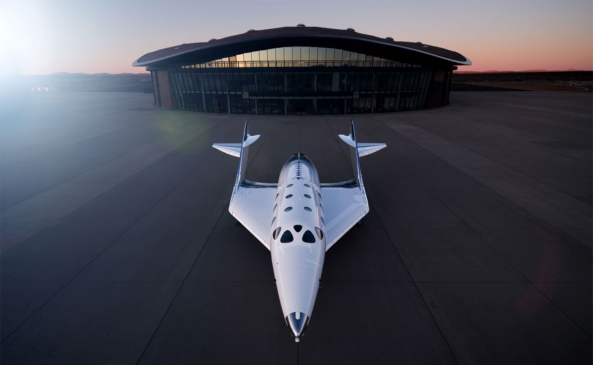 Суборбитальный корабль Virgin Galactic, вид 2
