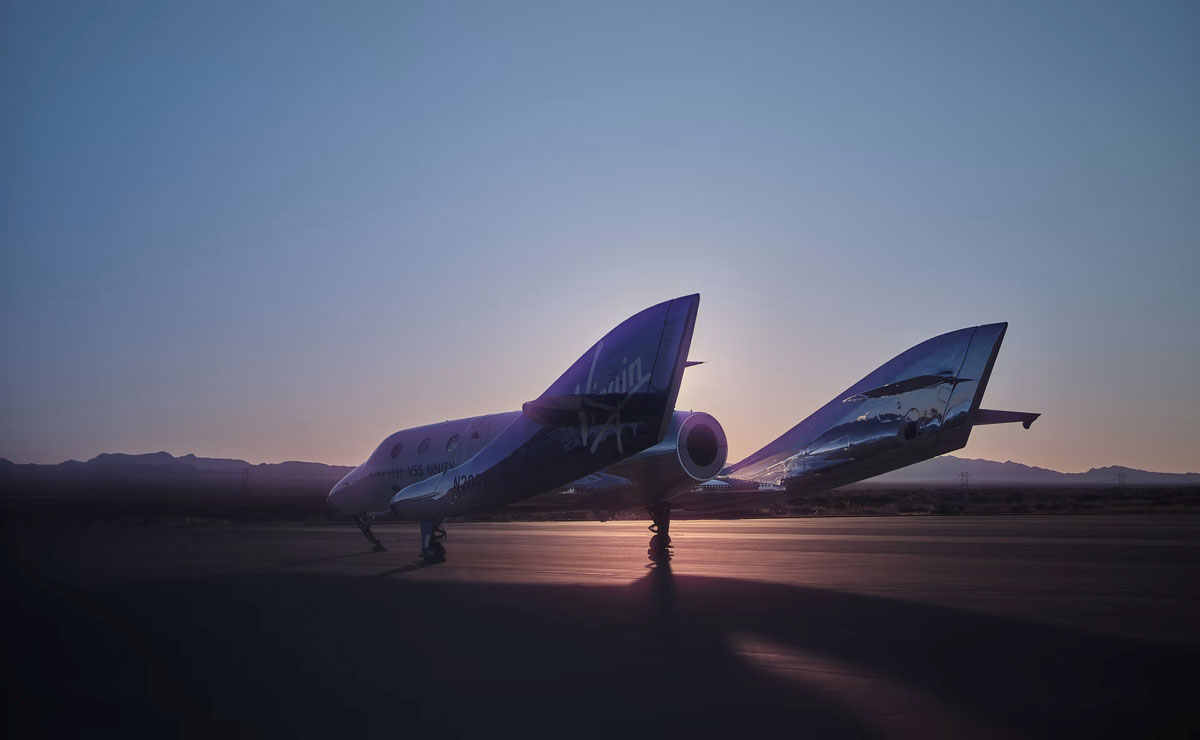 Суборбитальный корабль Virgin Galactic, вид 3
