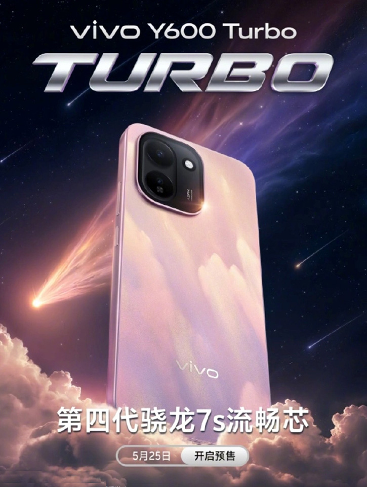 Vivo Y600 Turbo смартфон вид сзади