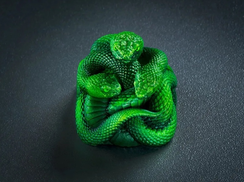 Кейкап Razer Artisan у вигляді логотипу Razer