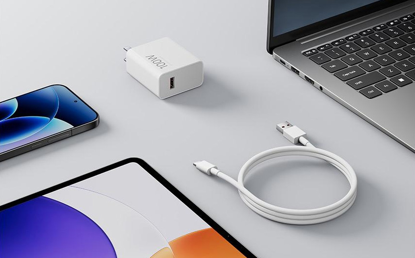 Компактний блок живлення Xiaomi 100W, ілюстрація