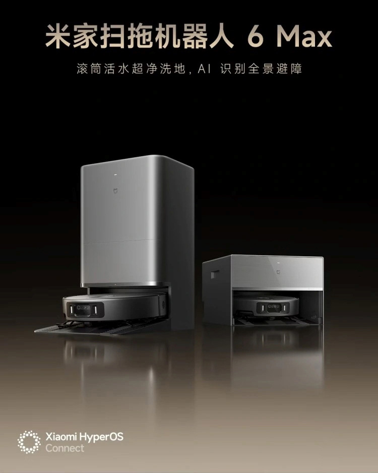 Xiaomi Mi Robot Vacuum 6 Max на зарядной станции