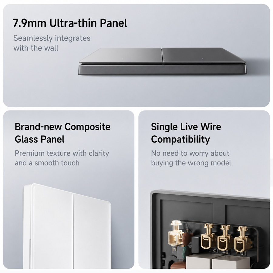 Xiaomi Smart Switch 2 передняя панель