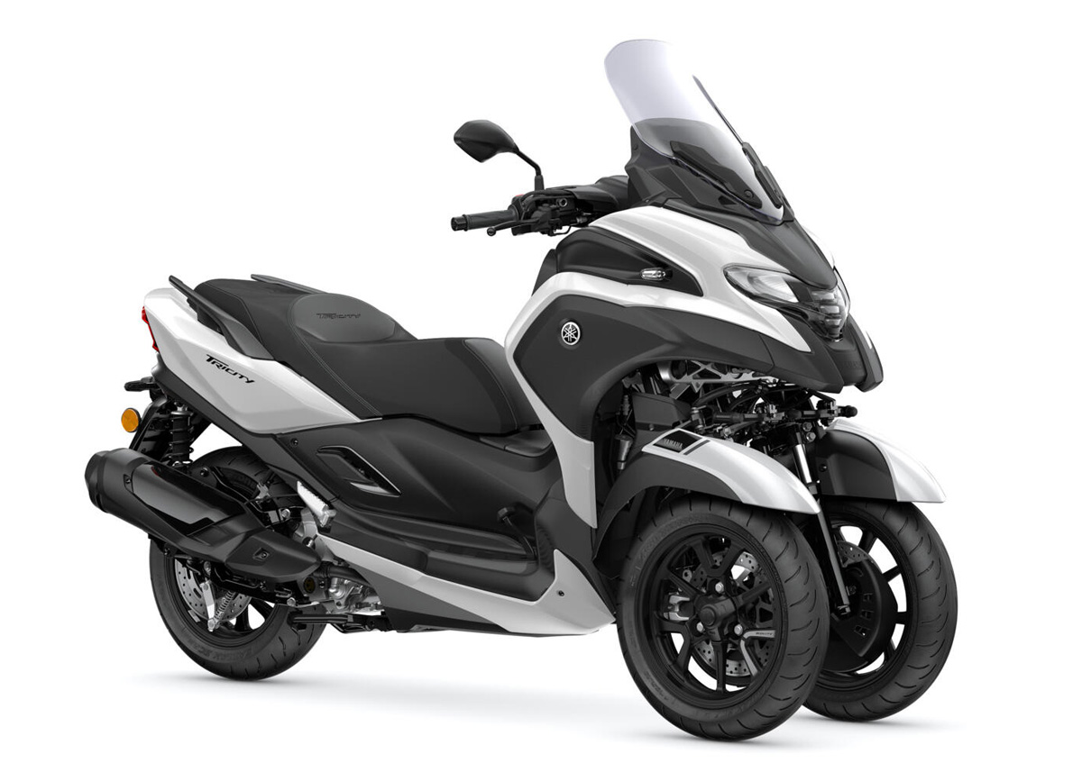 Yamaha Tricity 300 вид з боковим відтінюванням