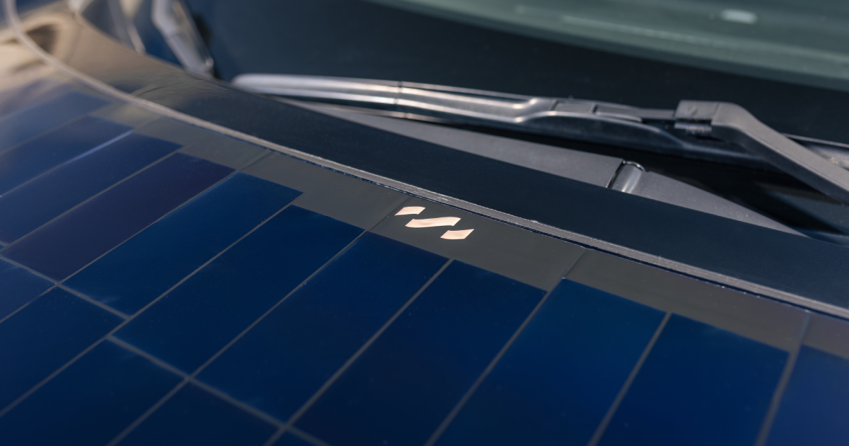 Дизайн багажника Nissan Ariya з сонячними панелями