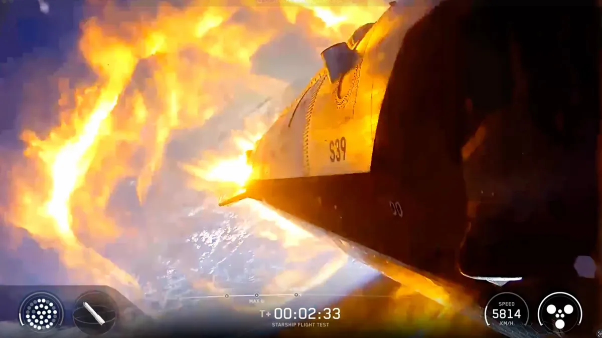 Політ нової версії Starship V3
